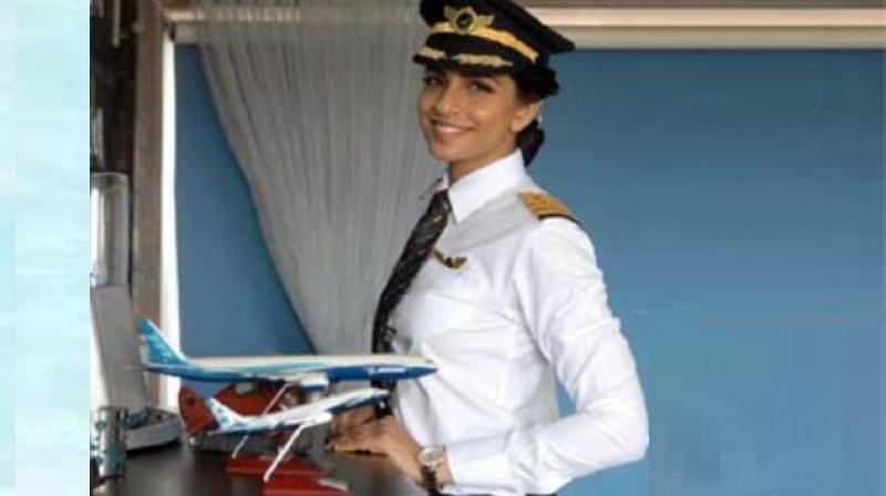 India has the highest proportion of female commercial pilots in the world at 12 per cent. (Photo: Twitter))