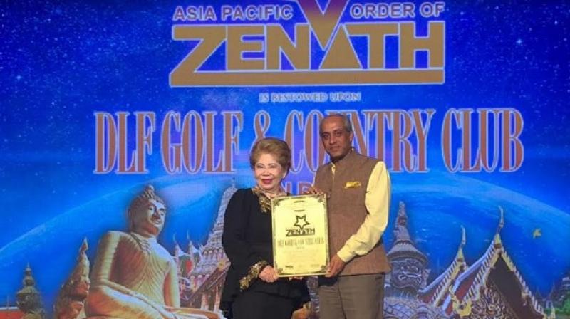 DLF Golf and Country Club Awarded with the Asia Pacific Order of Zenith