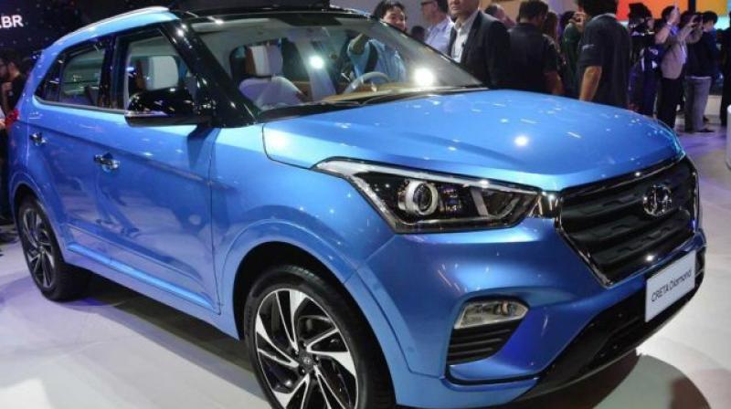 Creta Diamond concept unveiled at Sao Paulo Motor Show 2018.