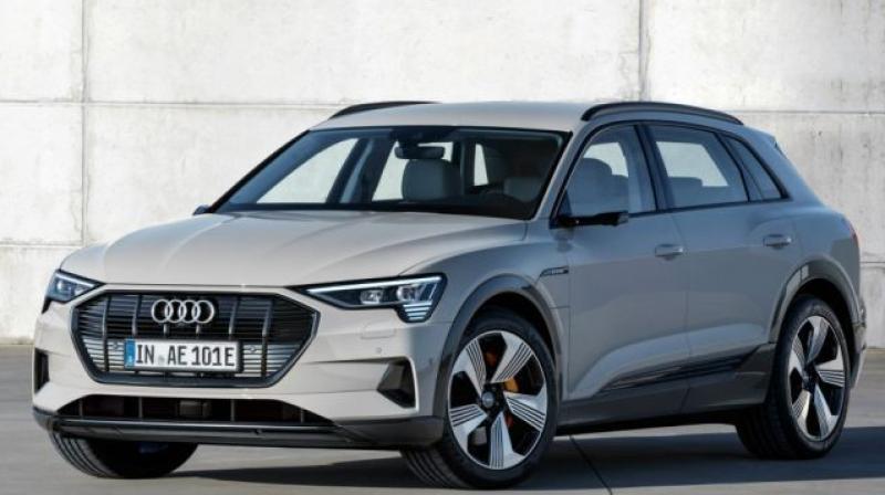 The e-tron is Audis answer to the Tesla Model X, the Jaguar I-Pace and the recently revealed Mercedes-Benz EQC.