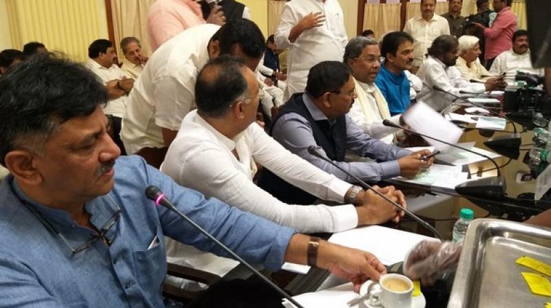 Ahead of the meeting, the Congress MLAs were warned that those abstaining will be expelled from the party under anti-defection law. (Photo: ANI)