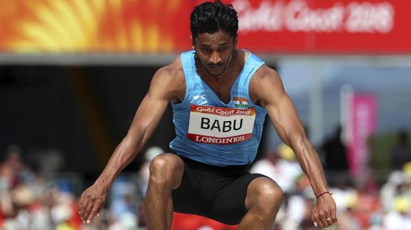 While Irfan was already through with his 20km race walk event, finishing 13th. (Photo: AP)