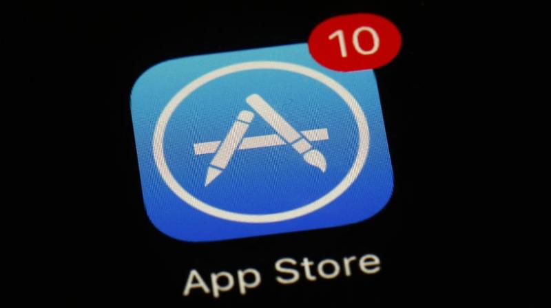 This file photo shows Apples App Store app in Baltimore. (AP Photo/Patrick Semansky, File)
