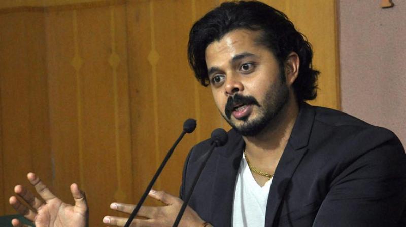 A life ban was imposed on Sreesanth by BCCI after he was charged for spot-fixing during the IPL 6 in 2013. (Photo: PTI)