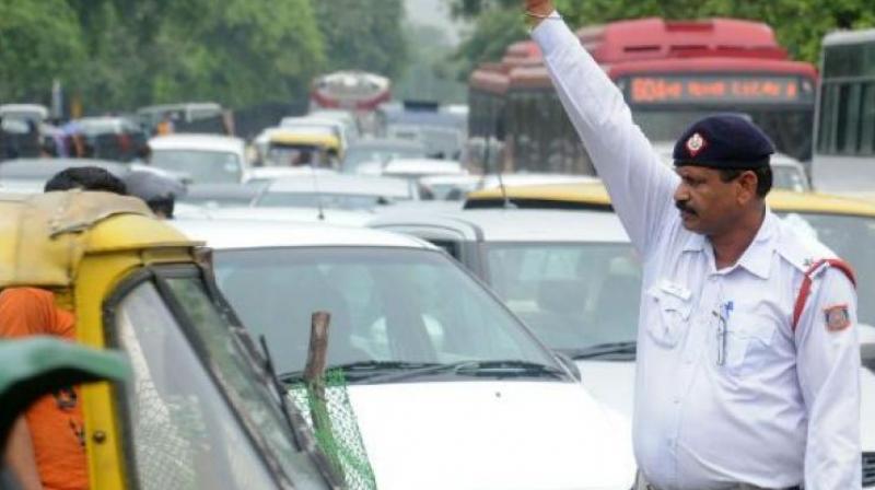 The video of the verbal duel between the politician and the traffic cop went viral on Thursday.  (Representational image)