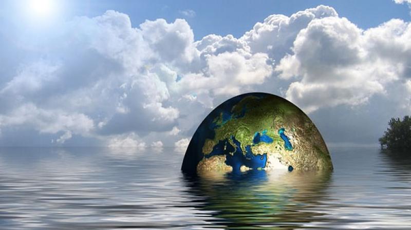 As the world warms due to greenhouse gases - carbon dioxide included - waters heat up and expand causing sea levels to rise. (Photo: Pixabay)