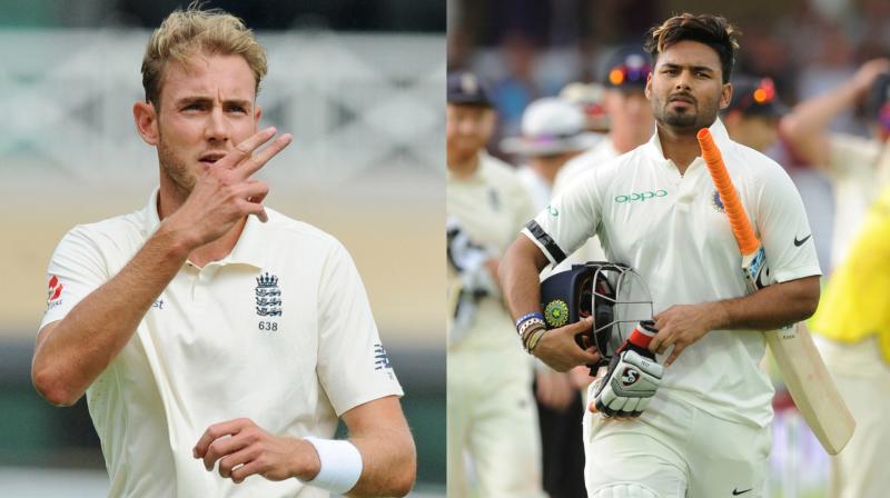 Following the dismissal of Rishabh Pant in the first innings of the Nottingham Test, Stuart Broad walked towards the batsman and spoke in an aggressive manner, which had the potential to provoke an aggressive reaction from the dismissed batsman. (Photo: AP)