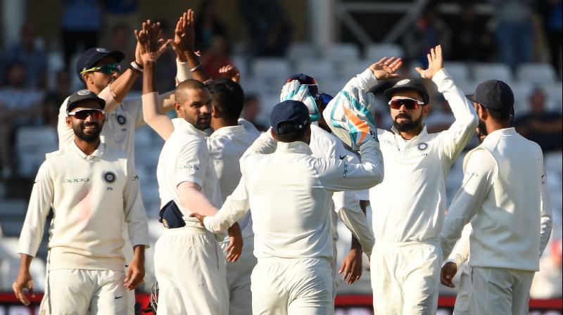 While England had taken 2-0 lead following their wins at the Edgbaston and Lords, Indian side outplayed the hosts in the third Test and won it by runs to make the scoreline 1-2. (Photo: AFP)
