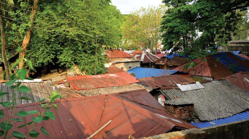 Alakkukuzhi near Kollam railway station where the Dhobi community lives