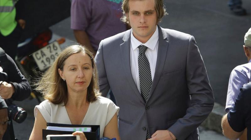 Van Breda, who is out on bail, has agreed not to contact witnesses, including his sister. (Photo: AP)