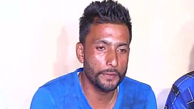 Harjit Masih however, managed to return to India after giving a slip to the ISIS militants suffering gun wound. (Photo: ANI)