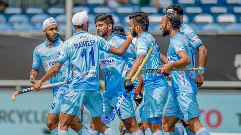 India has made the jump by virtue of its second consecutive runner-up finish at the Champions Trophy in Breda, Netherlands earlier this month. (Photo: PTI)