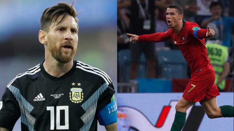 Cristiano Ronaldo has emphatically won the first round of his World Cup duel with eternal rival Lionel Messi  revelling in the adulation after his dramatic hat-trick while the Argentine flopped against Iceland. (Photo: AP)