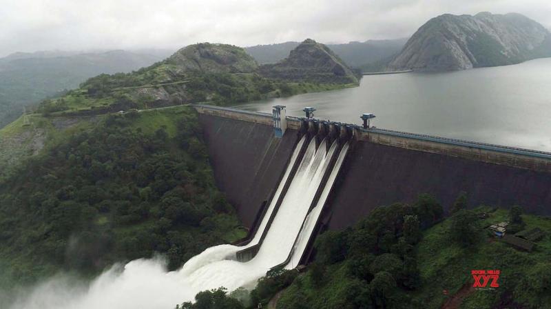Idukki Dam in its fury.