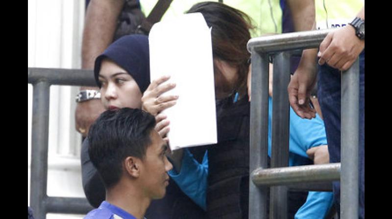 The two women, Doan and Siti Aisyah from Indonesia, who are the only suspects arrested in the assassination of an outcast from North Koreas ruling family have appeared in court in Malaysia. (Photo: AP)