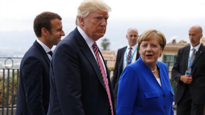 The relationship that the president Donald Trump has had with Angela Merkel, he would describe as fairly unbelievable. (Photo: AP/File)