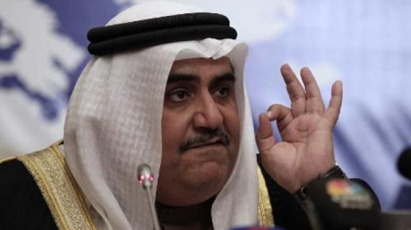 Bahraini Foreign Minister Sheik Khalid bin Ahmed Al Khalifa. (Photo: AP)
