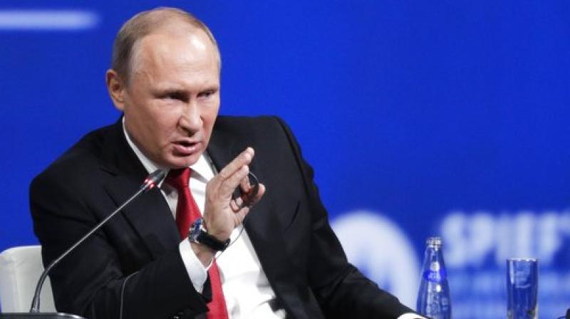 Russias Vladimir Putin denies having compromising information on Donald Trump