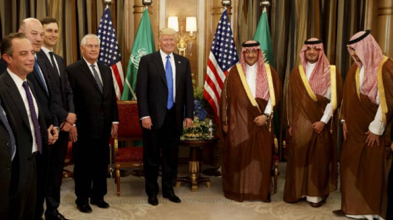 President Donald Trump holds a bilateral meeting with Saudi Crown Prince Muhammad bin Nayef in Riyadh. (Photo: AP)
