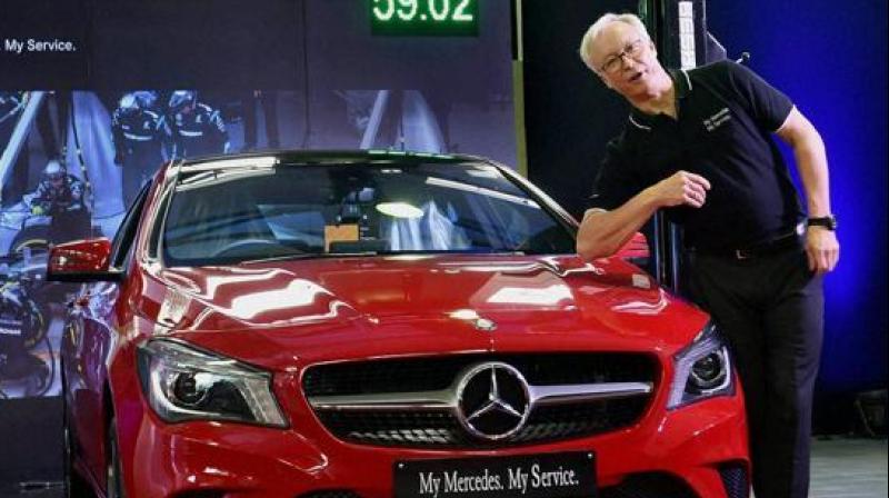Michael Folger, the managing director and CEO of Mercedez India Pvt Limited. Photo: PTI