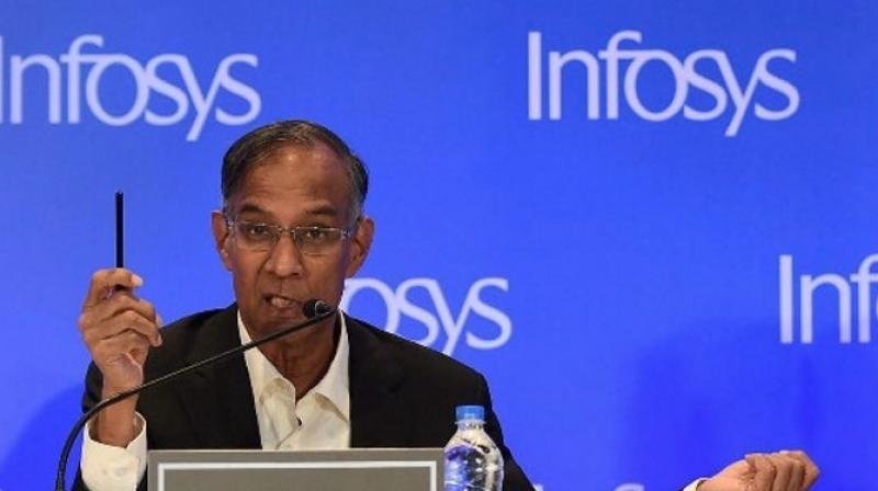 Infosys former chairman R Seshasayee on Friday hit out at company founder N R Narayana Murthy for carrying out \personal attacks\ against him. Photo: PTI