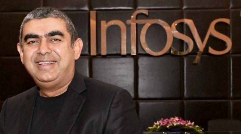 Infosys will be delaying its Q2 results in October after Vishal Sikkas exit as CEO and MD. Photo: PTI