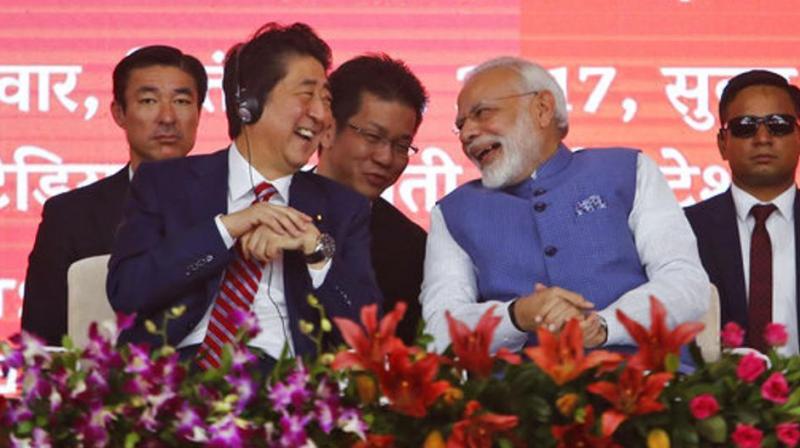 Both India and Japan stand to gain equally from the bullet train project. Photo: AP