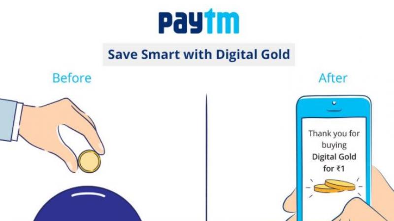 Paytm on Wednesday said gold worth Rs 120 crore has been transacted within six months of launch of sales on its platform. (Photo: Paytm Gold| Twitter)