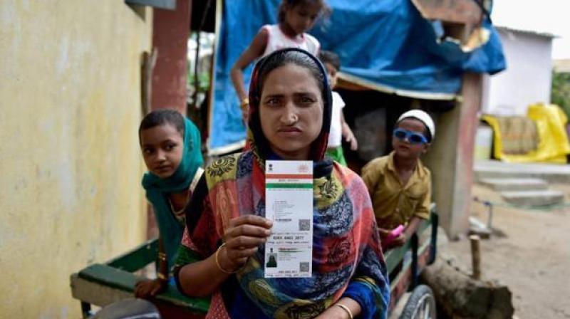 Only about 2,300 branches of private and public sector banks have opened Aadhaar enrolment and updation centres within their premises, said an official source on Friday. (Photo: PTI)