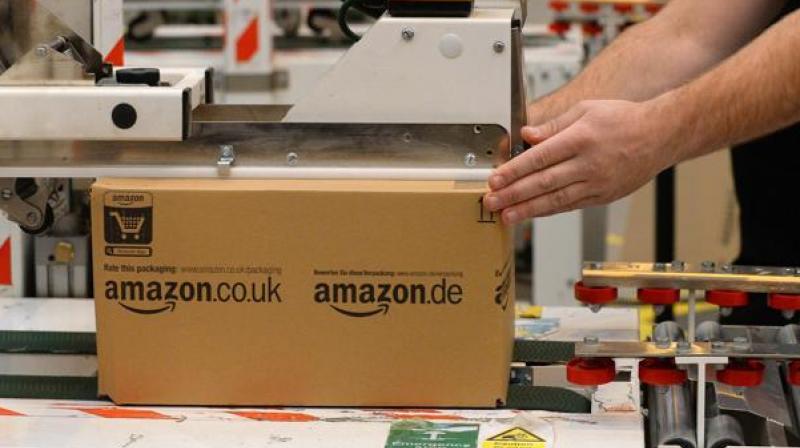 Amazon shares soared Thursday after the Internet giant reported earnings that topped expectations. (Photo: AFP)
