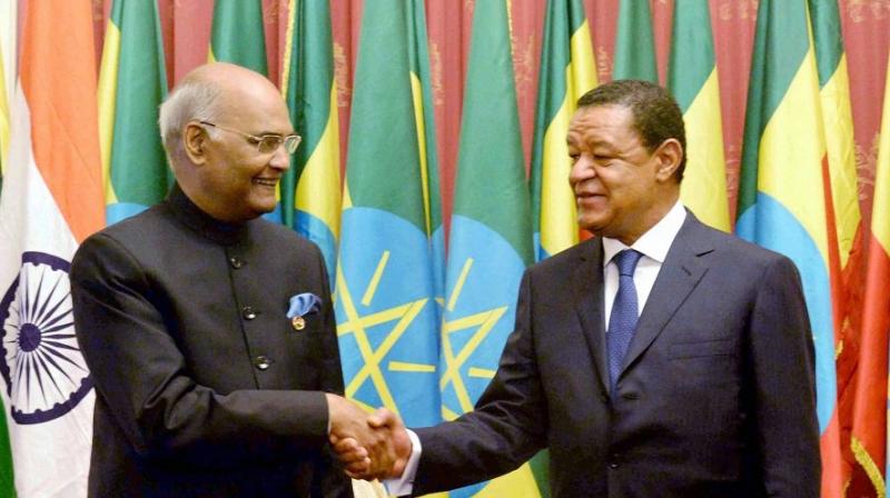 The Union Cabinet on Wednesday gave its ex-post facto approval to the trade agreement between India and Ethiopia. (Photo: PTI)