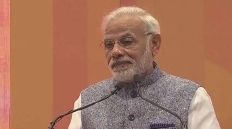 Prime Minister Narendra Modi on Saturday said India is at a position now from where it is easier to improve further. (Photo: Twitter| ANI)