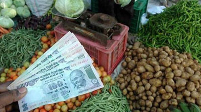 Consumer inflation for the month of October surged to 3.58 per cent as against 3.28 per cent in September. (Photo: PTI)