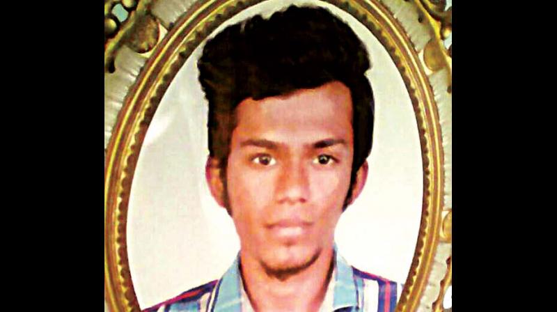Harsha, the PES student, died at the hospital because of his injuries.