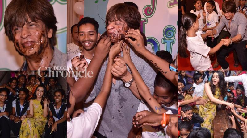 Shah Rukh and Shraddha bring out the child in them on Childrens Day