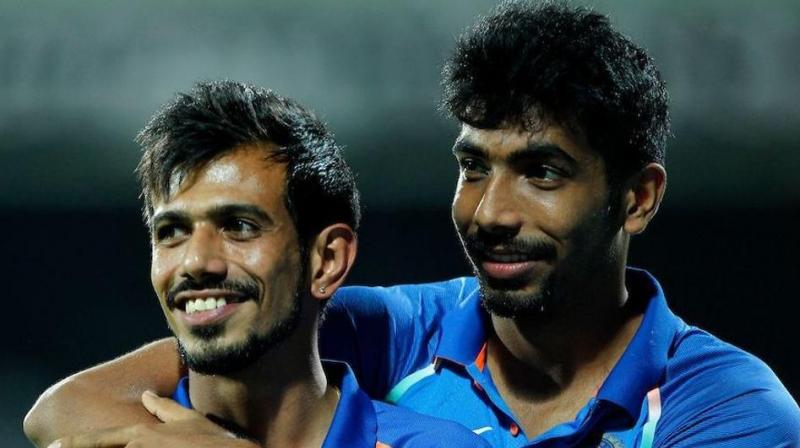 After Bhuvneshwar Kumar got rid of Martin Guptill in the first over, Jasprit Bumrah and Yuzvendra Chahal came up with fine spells to take away the game from the visitors. (Photo: BCCI)