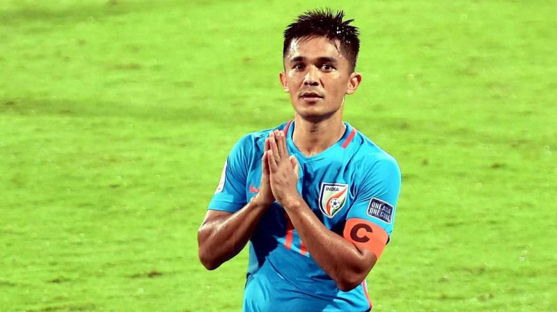 Sunil Chhetri said not qualifying for the 2015 Asian Cup in Australia remains a regret and it lingers.(Photo: PTI)