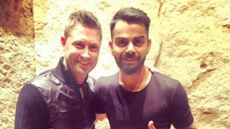 Michael Clarke had some strong words for the Australian media, who had compared Virat Kohli with Donald Trump. (Photo: Michael Clarke/ Twitter)