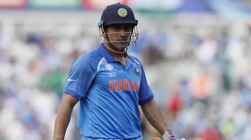 MS Dhoni got out for 25 after settling well at the crease. (Photo: BCCI)