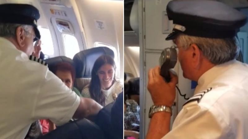 The pilot announced that he had been working with the airlines for the past 22 years and had kept record of all his passengers. (Photo: Facebook)