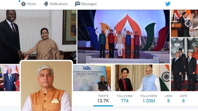 In August, the ministry had expanding its digital presence by launching an app, bringing websites and various social media handles of over 170 Indian missions on a common platform. (Photo: Screengrab)