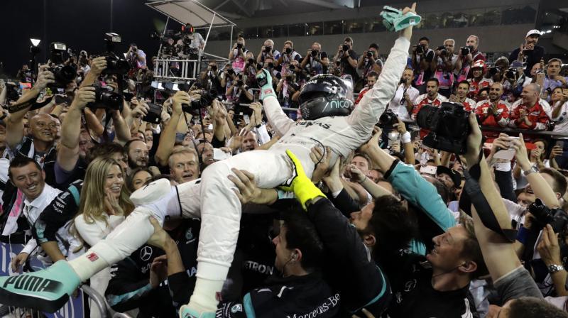 Rosberg emulated his father Keke who won the title in 1982. (Photo: AP)