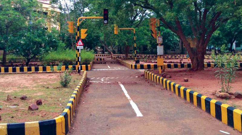 The traffic park coming up in Tiruchy.	 (Image: DC)