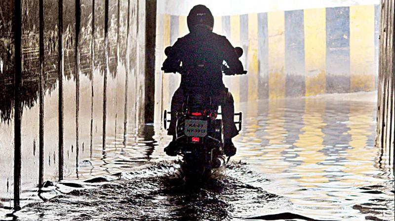 The flooded underpass near Hebbal 	(Image: DC)