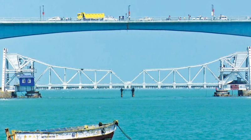 Once the painting work is completed, the rail bridge is expected to become functional soon and people here hope for the same in the interests of the travelling public, pilgrims and tourists to Rameswaram.