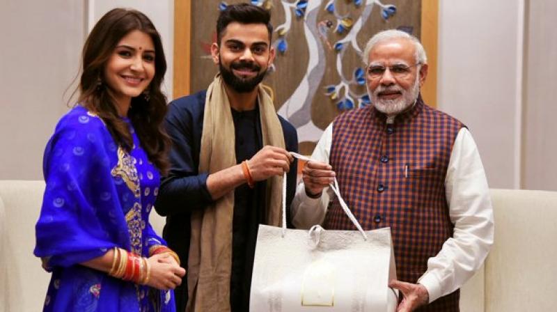 While there were speculation since the end of the Test series against Sri Lanka, Team India skipper and the Bollywood actress made the official announcement of their marriage via their social media channels on December 11. (Photo: Twitter)
