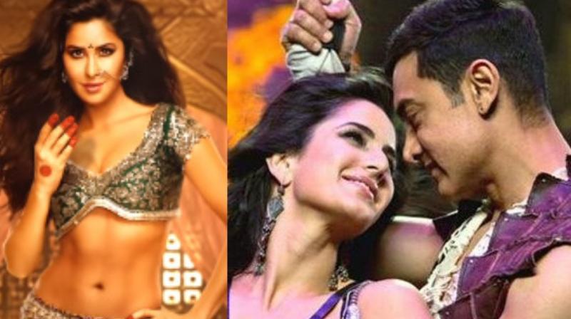 Katrina Kaif in Thugs of Hindostan and with Aamir Khan in Dhoom 3.