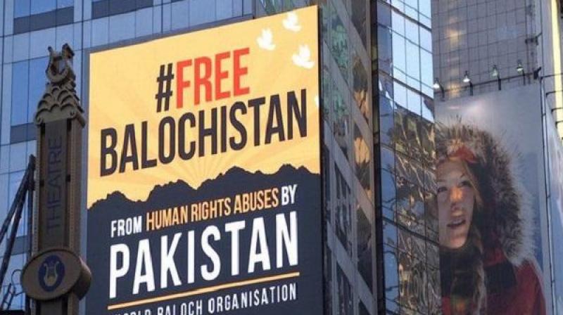 The billboard adverts are part of the ongoing human rights campaign in the city, which kicked-off with more than 100 taxis carrying similar slogans. (Photo: Twitter/ANI)