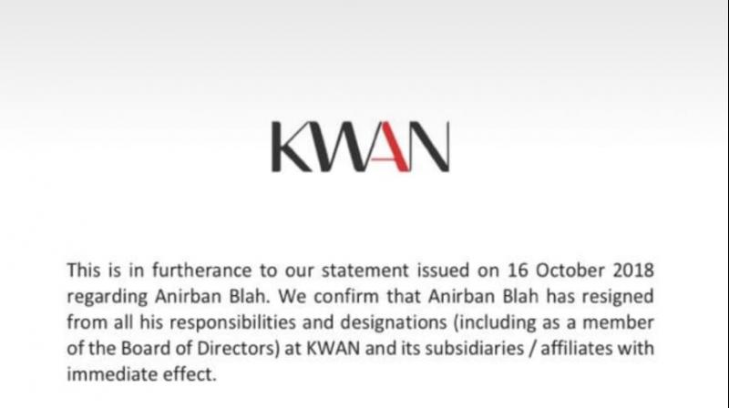 A statement from Kwan.