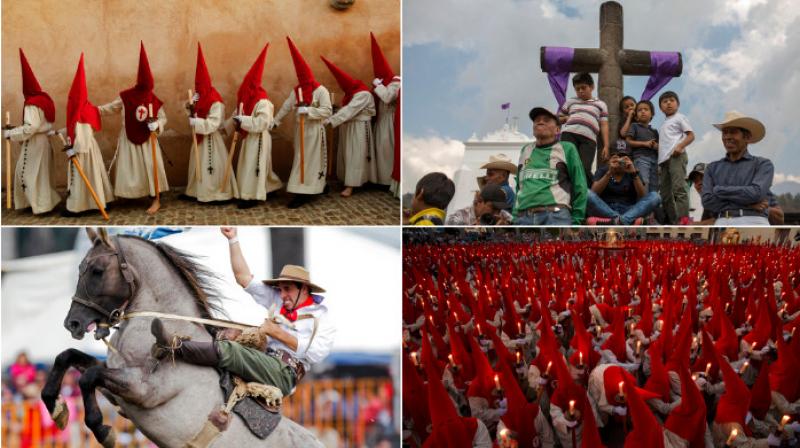 Devotees around the world take part in the Holy Week rituals before Easter